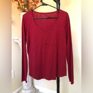 Royal Robbins S Yosemite Long Sleeve tee rhubarb red small